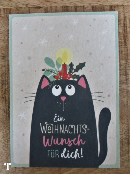 Postkarte "Ein Weihnachtswunsch für dich!"