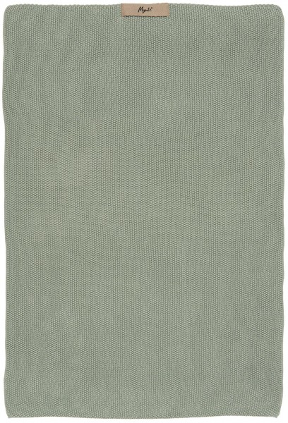 Handtuch/ Trockentuch MYNTE Staubgrün/ Salbei, gestrickt, 40 x 60 cm, IB Laursen
