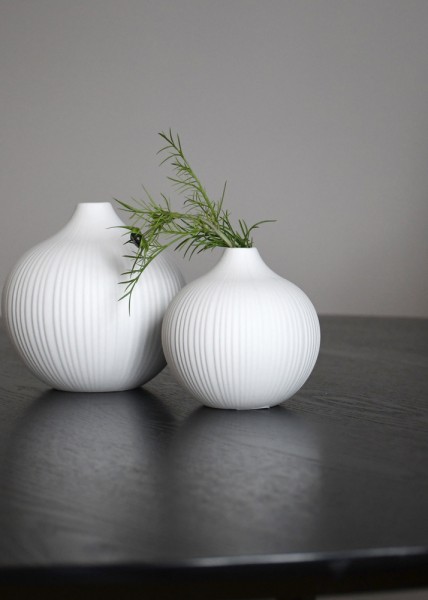 FRÖBACKEN Vase Weiß, 10cm, Storefactory
