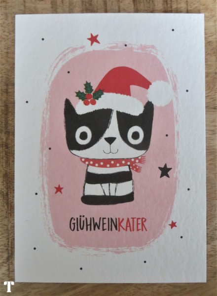 Postkarte "GlühweinKATER"