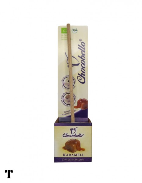 BIO Trink-Schokolade Chocobello "Karamell", 28g