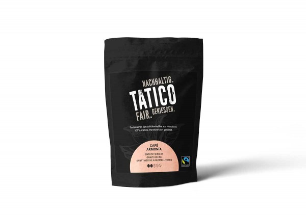 Tatico Kaffee "Cafe Armonia", entkoffeiniert, ganze Bohnen, 500 g