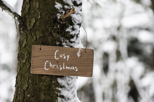 Holzschild "Cosy Christmas", IB Laursen