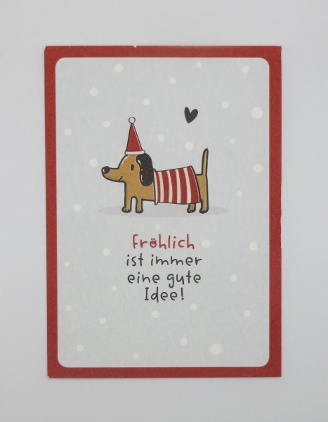 Postkarte "Fröhlich ist immer eine gute Idee!"