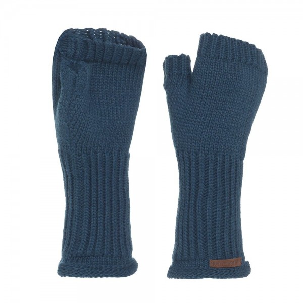 Handstulpen/ Handschuhe CLEO, Jeans, Knitfactory