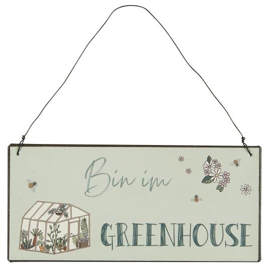 Schild "Bin im Greenhouse" Ib Laursen