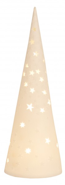LED Lichttanne Lichtwald "Sterne", 30 cm, räder