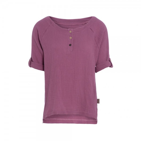 Blusentop/ Shirt NENA, Violett, Gr. M, Knitfactory