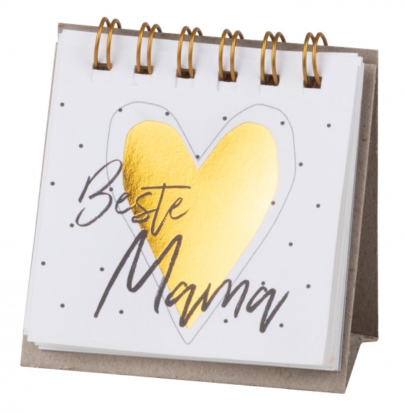 Tischaufsteller Kleine Botschaften "Beste Mama", räder