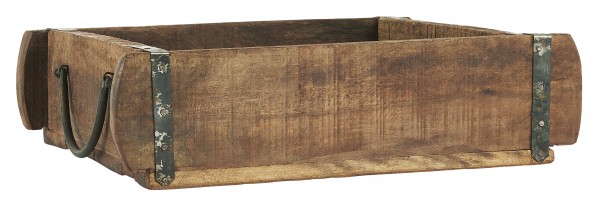 Ziegelform/ Holzbox mit Henkel UNIKA, Natur, Ib Laursen