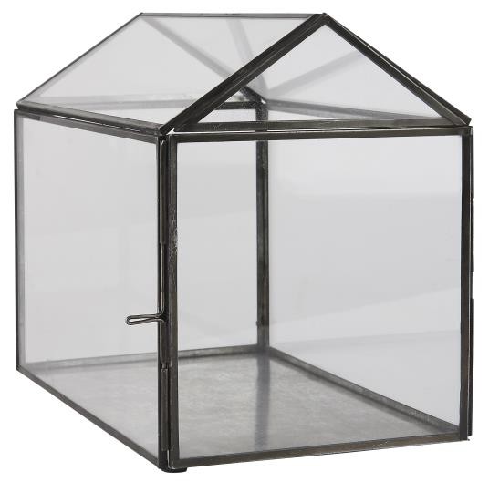 Treibhaus/ Gewächshaus Glas, 15 x 25,5 cm, IB Laursen