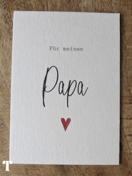 Postkarte "Für meinen Papa", KEITCARDS
